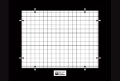 几何失真测试卡 - 畸变测试卡 - Distortion Test Chart